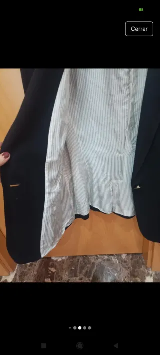 Blazers Zara y local negro y burdeos