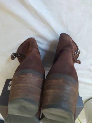 Botín camperos piel Arce castaño T40