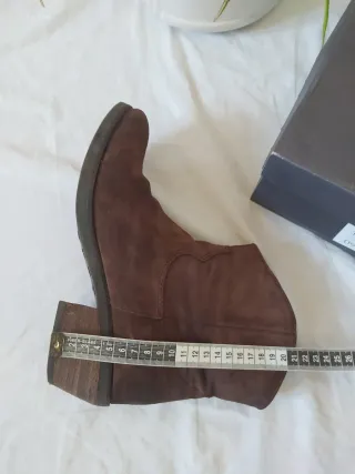 Botín camperos piel Arce castaño T40