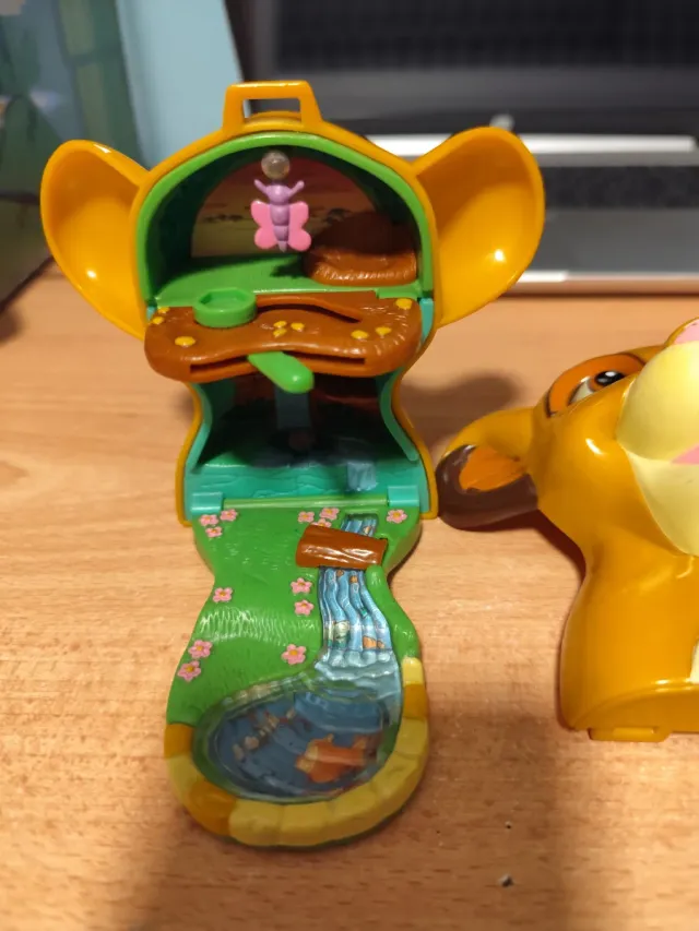 Simba Rei Leão Polly Pocket playset antigo