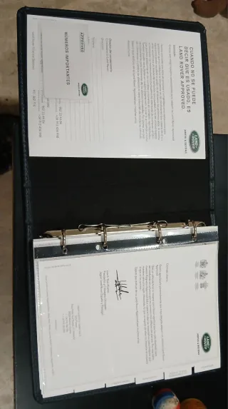 Carpeta Land Rover Aprobado