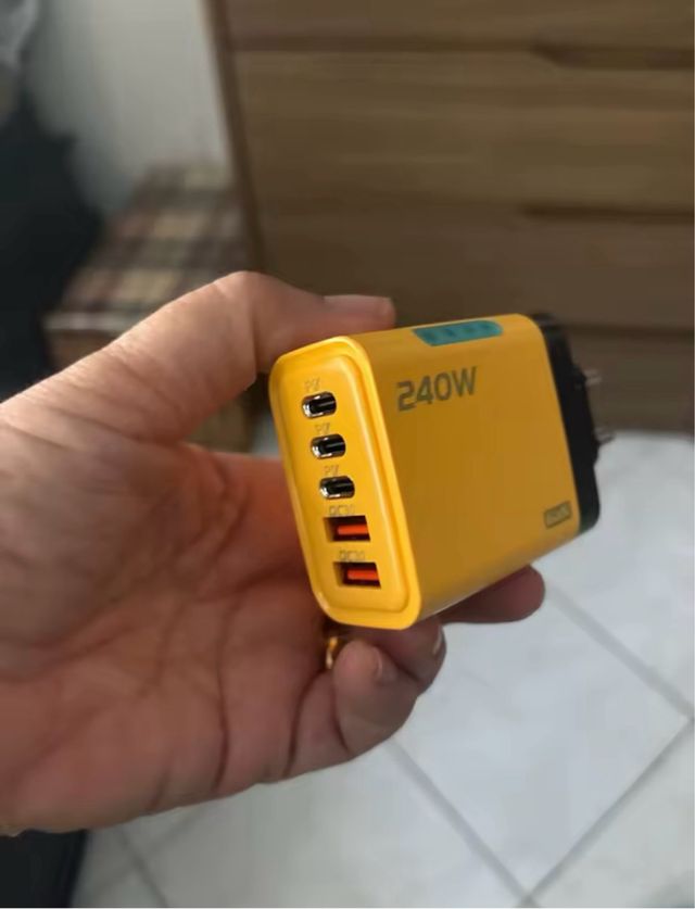 Cargador USB C 240W GaN Carga Rápida