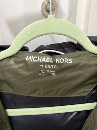 Cazadora Michael Kors Verde Oliva Talla XL