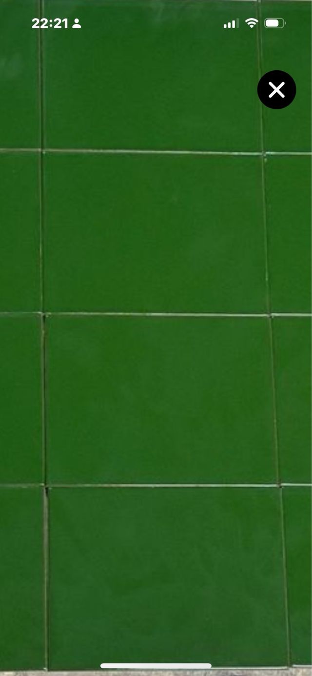 6 Azulejos Verdes 15x20