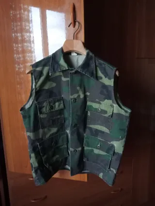 Gilet vintage camouflage