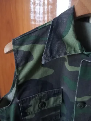 Gilet vintage camouflage