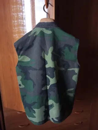 Gilet vintage camouflage