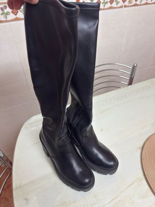 Botas altas mujer negras