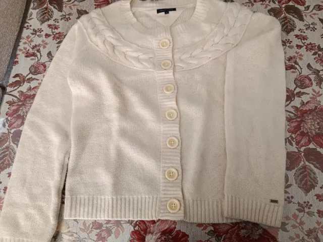 Rebeca Tommy Hilfiger, color marfil. Talla M