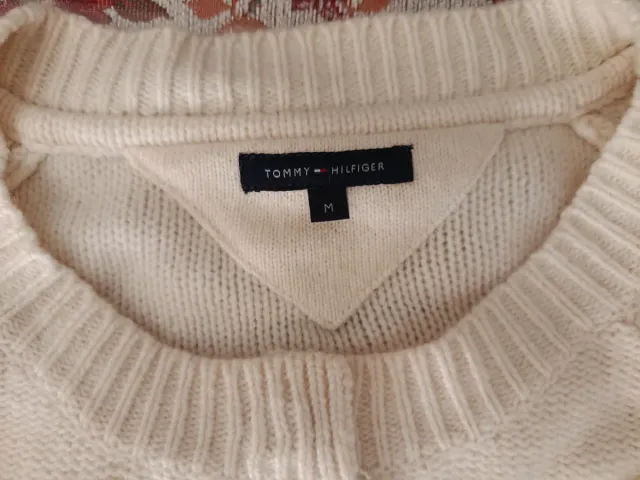 Rebeca Tommy Hilfiger, color marfil. Talla M