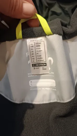 Chaqueta de nieve infantil Wedze