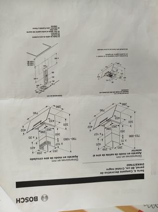 Campana extractora decorativa  BOSH