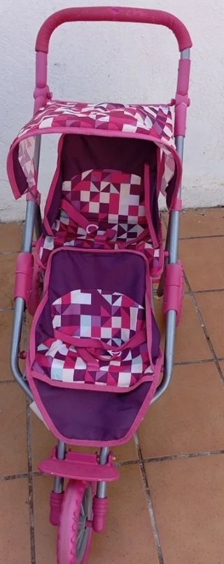 Carro gemelos muñecas