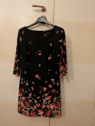 Vestitino Primark floreale nero
