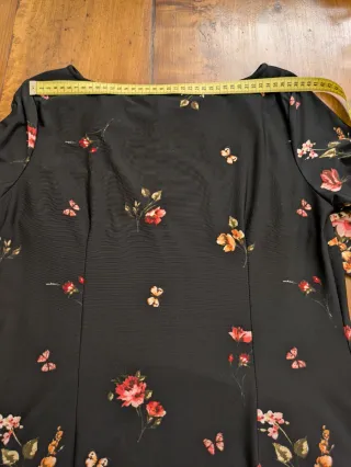 Vestitino Primark floreale nero