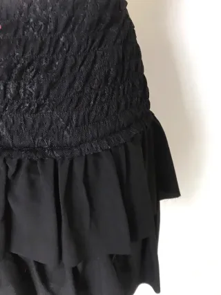 Falda Nolita volantes negra