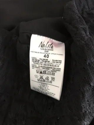 Falda Nolita volantes negra