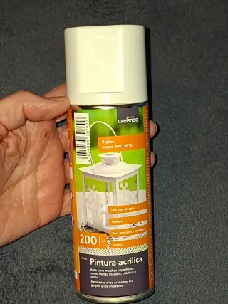 Pintura acrílica blanca Crelando 200ml