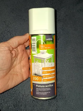 Pintura acrílica blanca Crelando 200ml