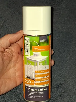 Pintura acrílica blanca Crelando 200ml
