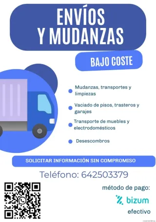 transportes mudanzas limpiezas