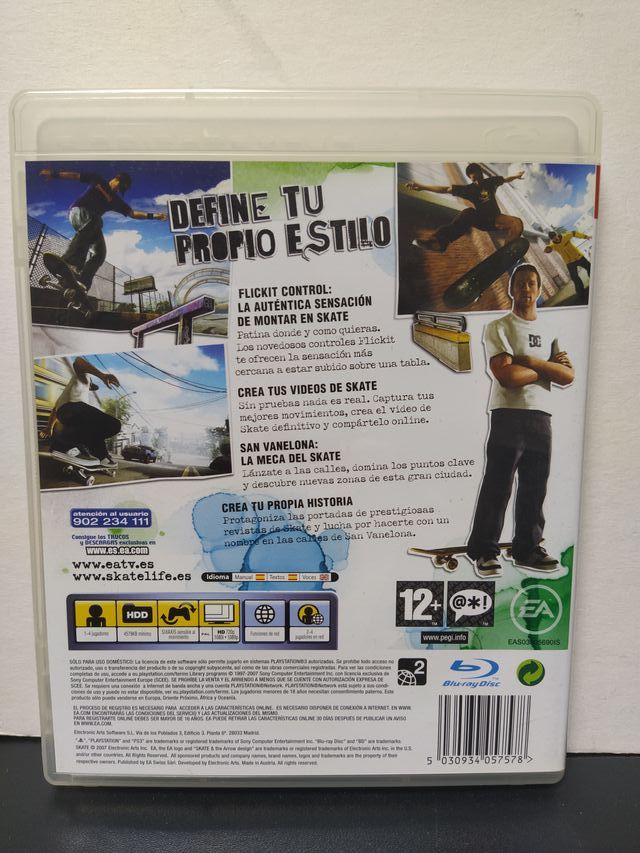 Skate (PS3) Castellano