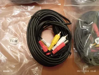 Cable Audio/Video RCA 10 metros