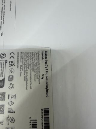 Teclado Xiaomi Pad 7/7 Pro Focus Keyboard Español