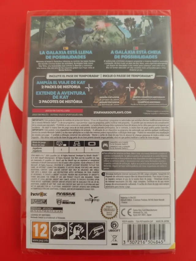 Star Wars Outlaws Gold Edition Nintendo Switch 2