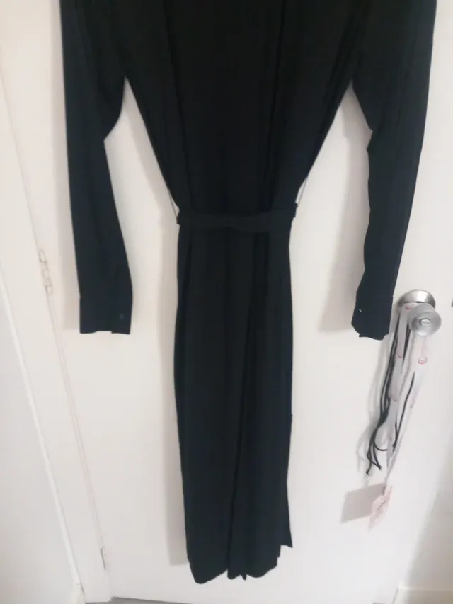 Vestido Negro Otoño