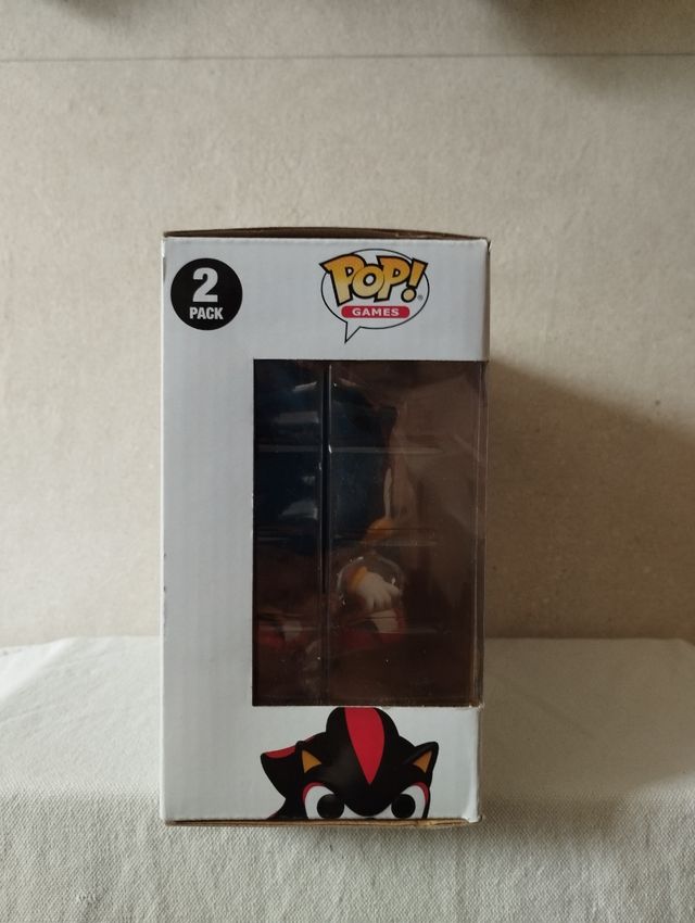 Funko POP Shadow & Amy Sonic 2 Pack Flocked
