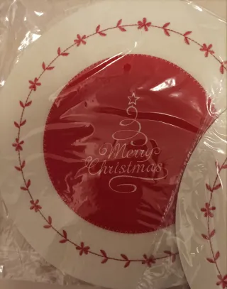 Coppia Sottopiatti Natale Decorativi