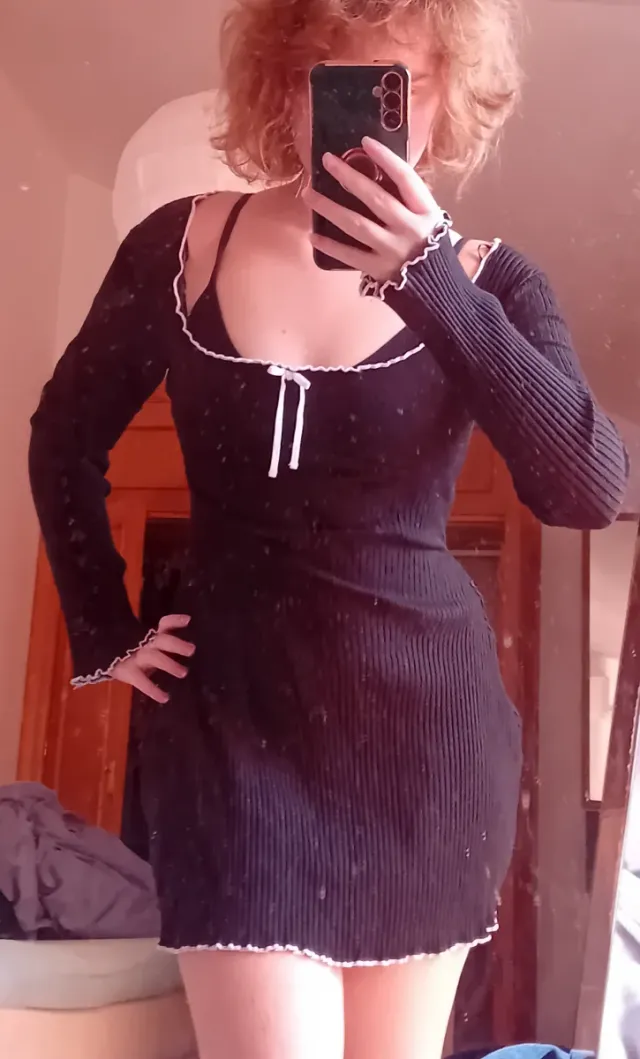 Vestido Lolita Negro H&M