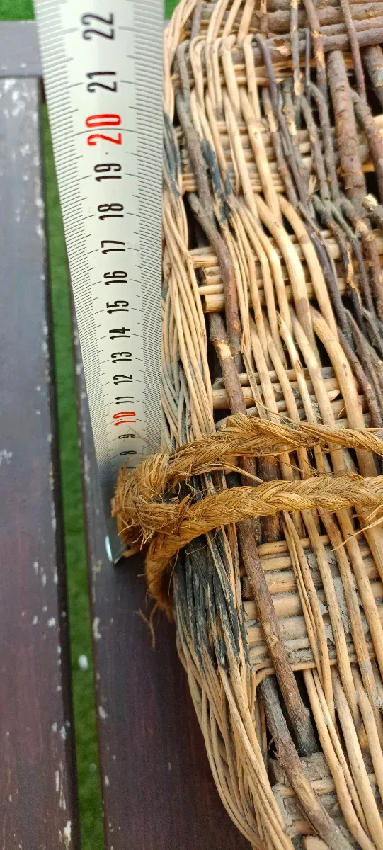 LOTE CESTAS ANTIGUAS MIMBRE