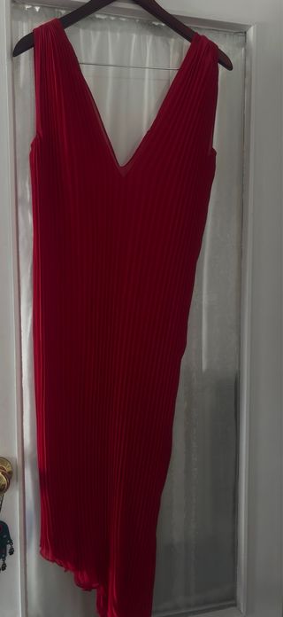 Vestido Hermes Govantes Rojo