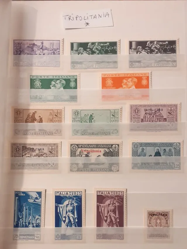 Grande raccolta francobolli colonie italiane album