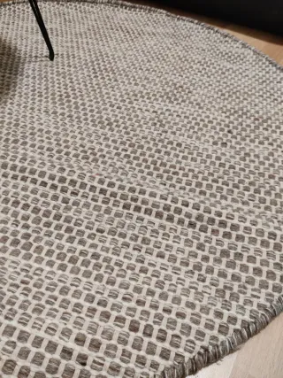 Tappeto rotondo Benuta, lana e cotone NUOVO