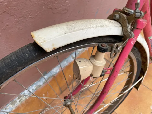 Bicicleta Retro Rosa Bolero