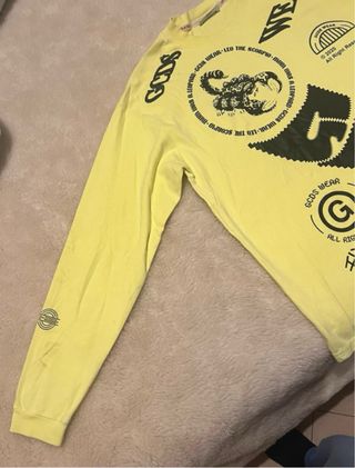 Felpa GCDS Uomo Gialla Taglia M/L