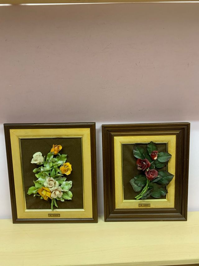 Cuadros hechos a mano de rosas