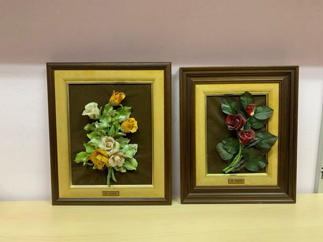 Cuadros hechos a mano de rosas
