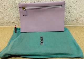 Cartera de mano Tous, rosa palo