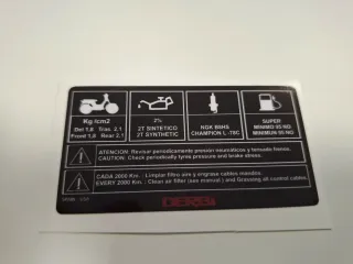 Pegatina Derbi Variant Start