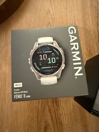 Garmin Fenix 8 AMOLED Plata/Blanco