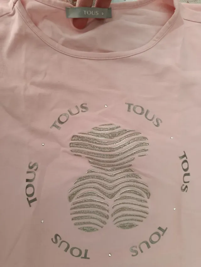 Camiseta Tous Rosa Oso