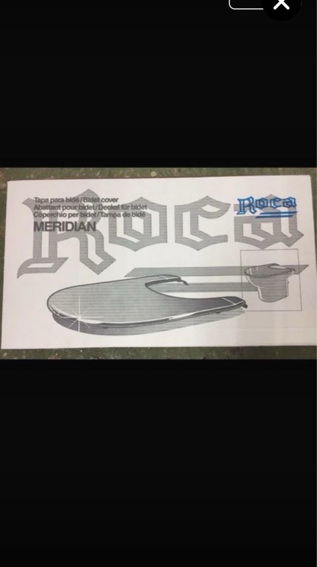 Tapa de Bidé Roca Meridian Blanca