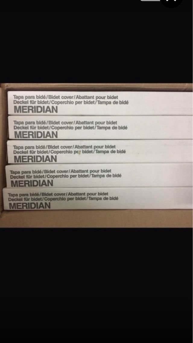 Tapa de Bidé Roca Meridian Blanca