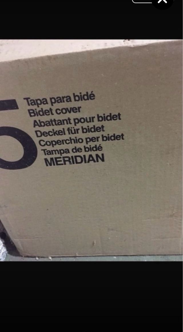 Tapa de Bidé Roca Meridian Blanca