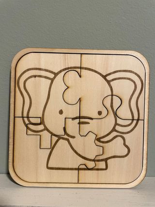 Puzzle in legno per bambini con animali