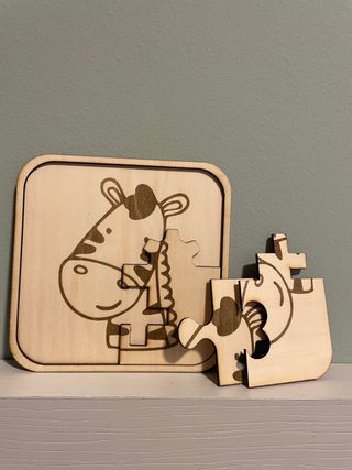 Puzzle in legno per bambini con animali
